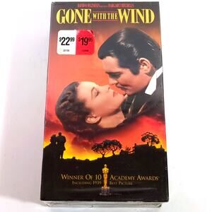 Gone With The Wind VHS Digitally Remastered 1998 Factory Sealed MGM